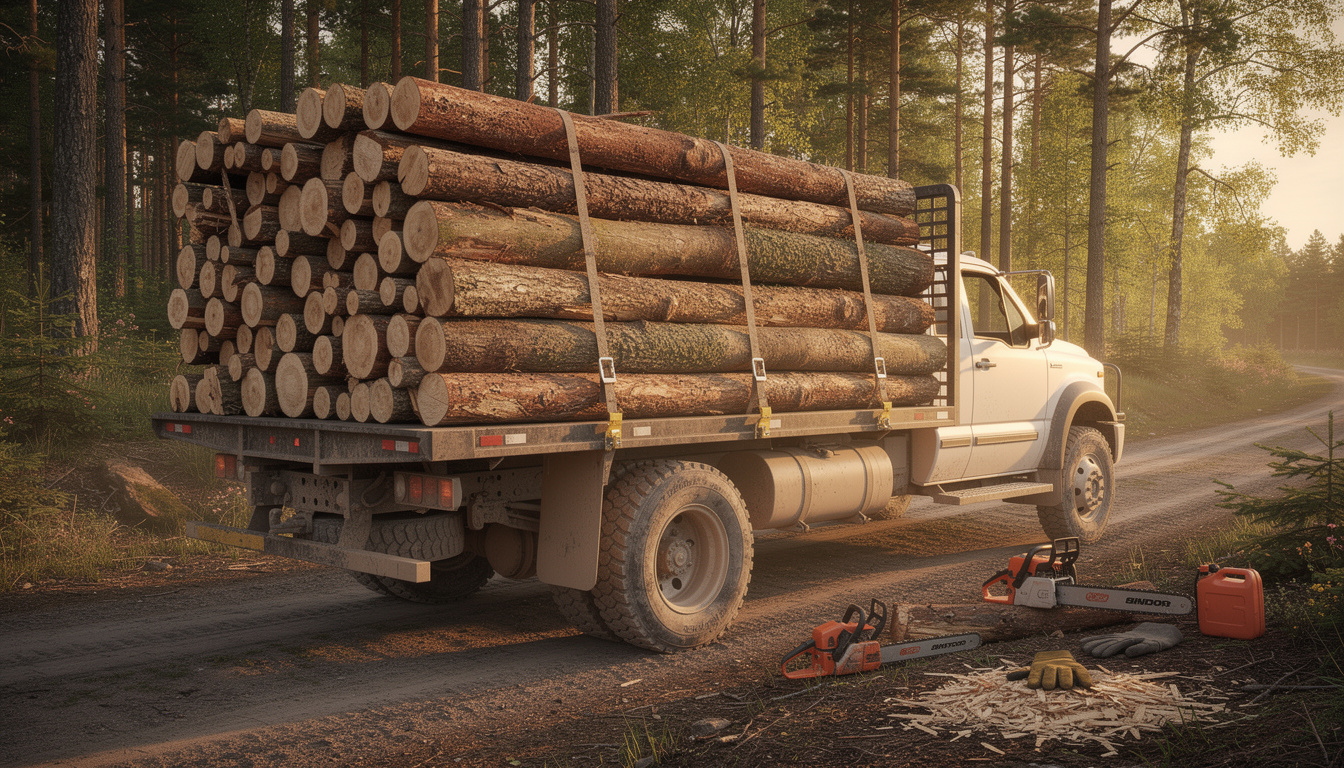 découvrez nos conseils pour choisir le camion parfait adapté au transport efficace et sécurisé de votre bois de chauffage.